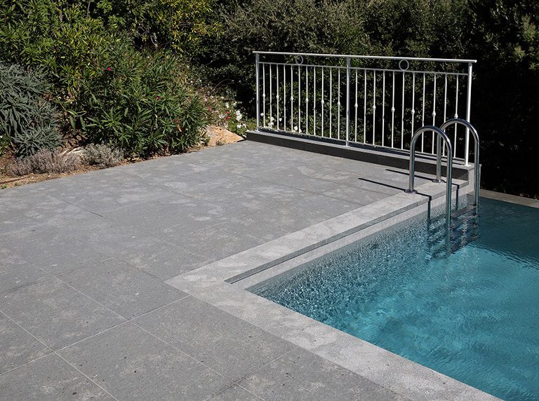 mármol gris piscina suelo